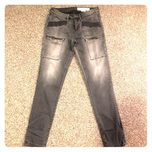 Treasure & Bond black military/cargo style jeans